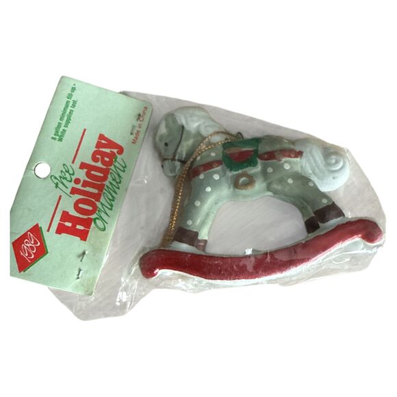 Vintage 1980s KSD Gas Station Christmas Ornaments – Lot of 3 - Picture 4 of 5